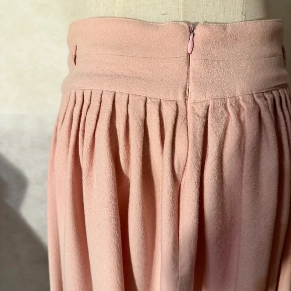 Vintage Saks Fifth Avenue Blush Pink Full Skirt - Picture 3 of 4